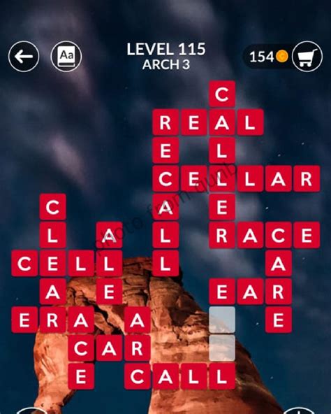 Wordscapes is a word puzzle game that is played on a mobile device or computer. . Wordscape 115